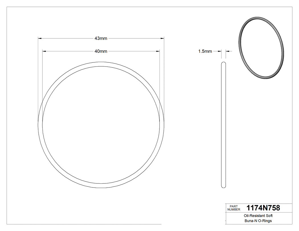 Technical drawing - 1174N758